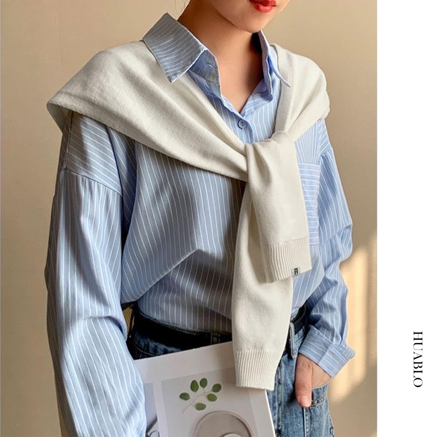 huablo Women's Fashion Knitted Shawl