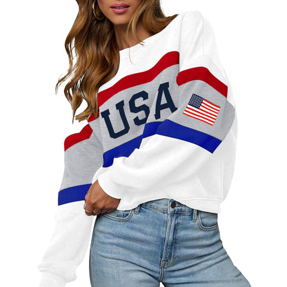 LEEDYA Women USA Sweatshirt