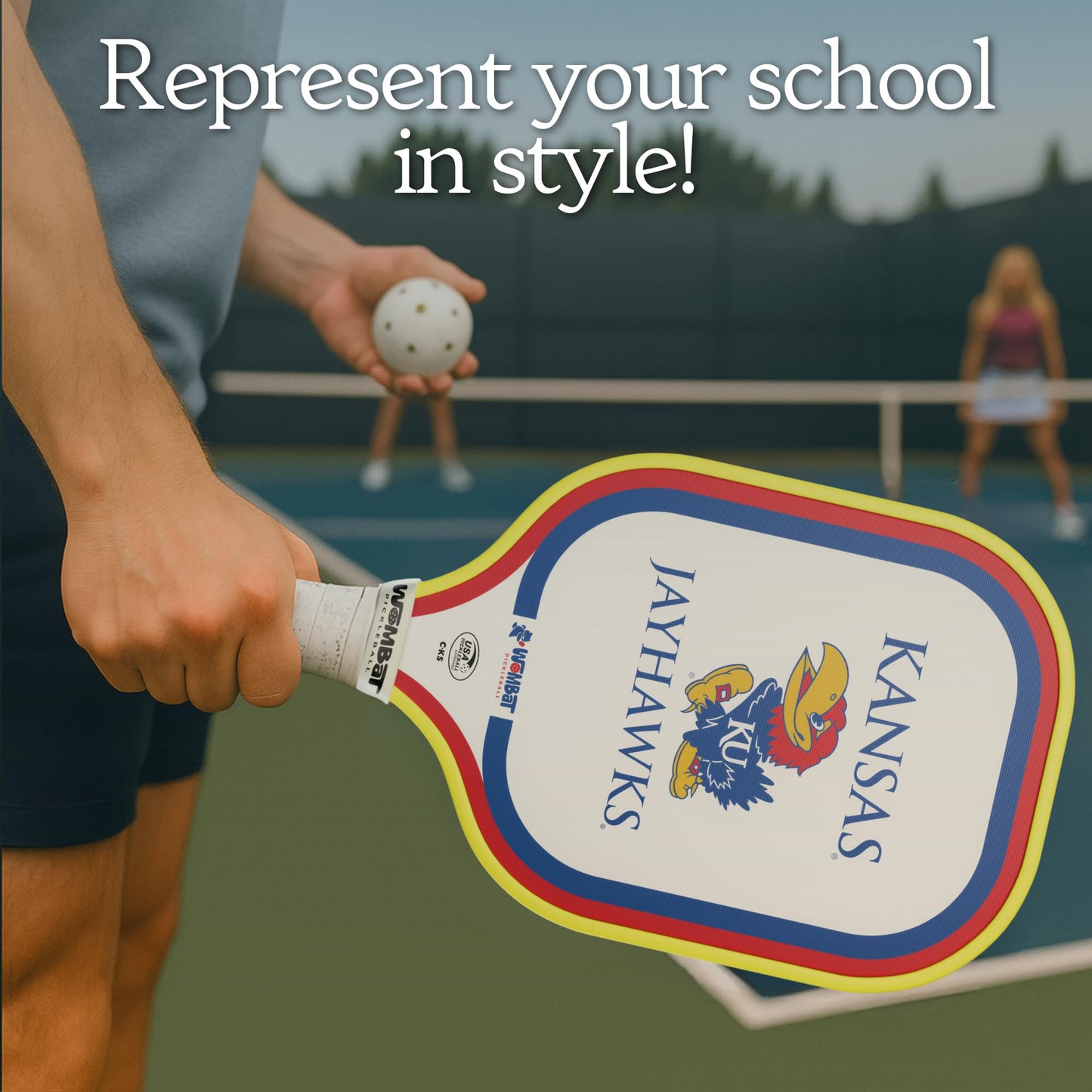 Officially Licensed College Pickleball Racquet
