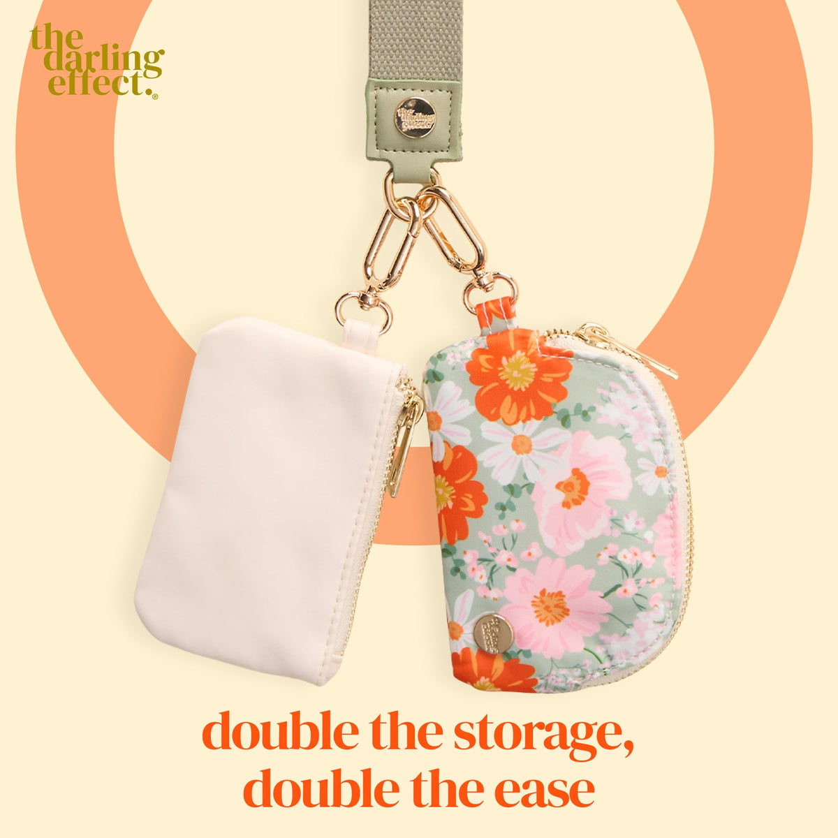 The Darling Effect Dynamic Duo Pouch Wristlet