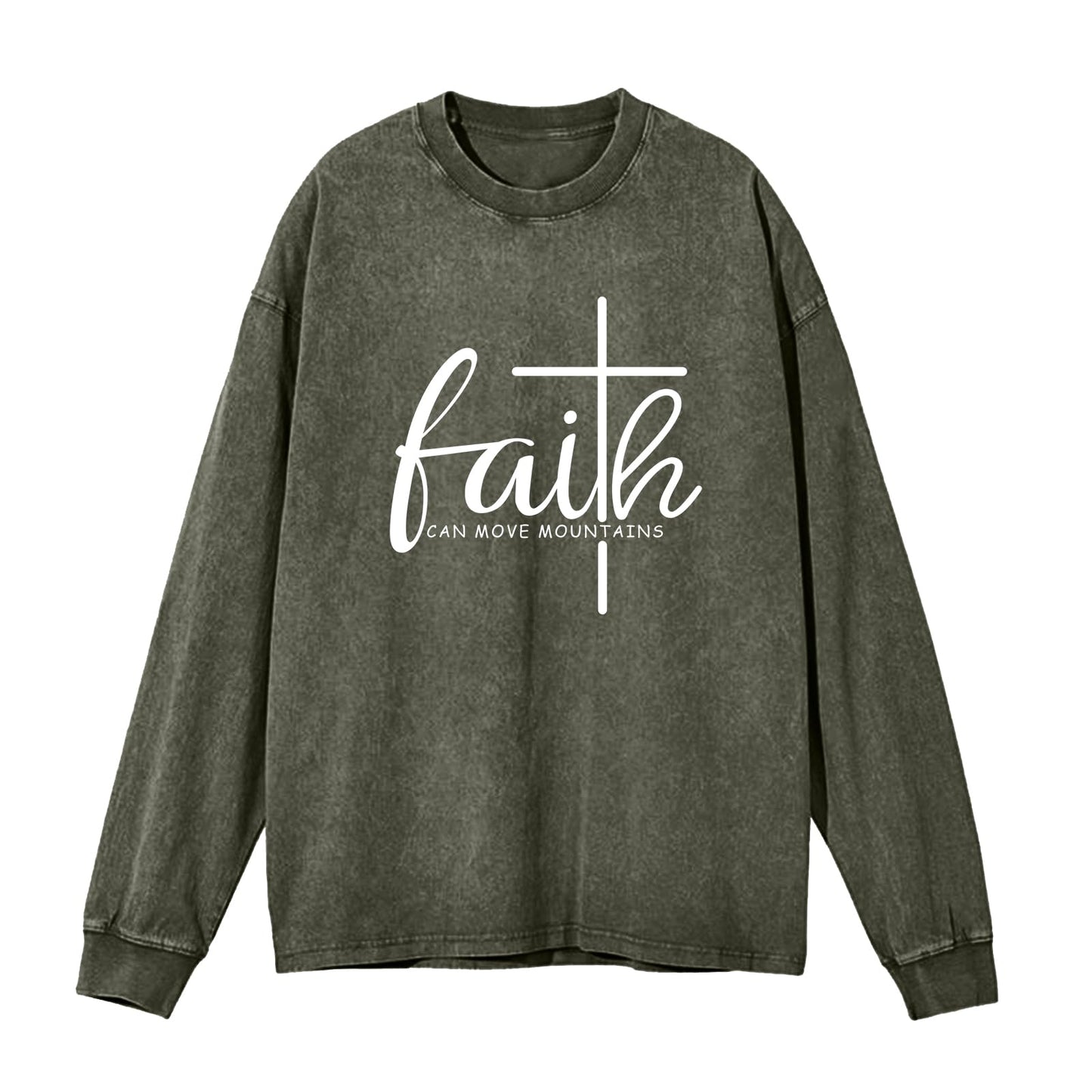 Christian Shirts for Women Faith Can Move Mountains