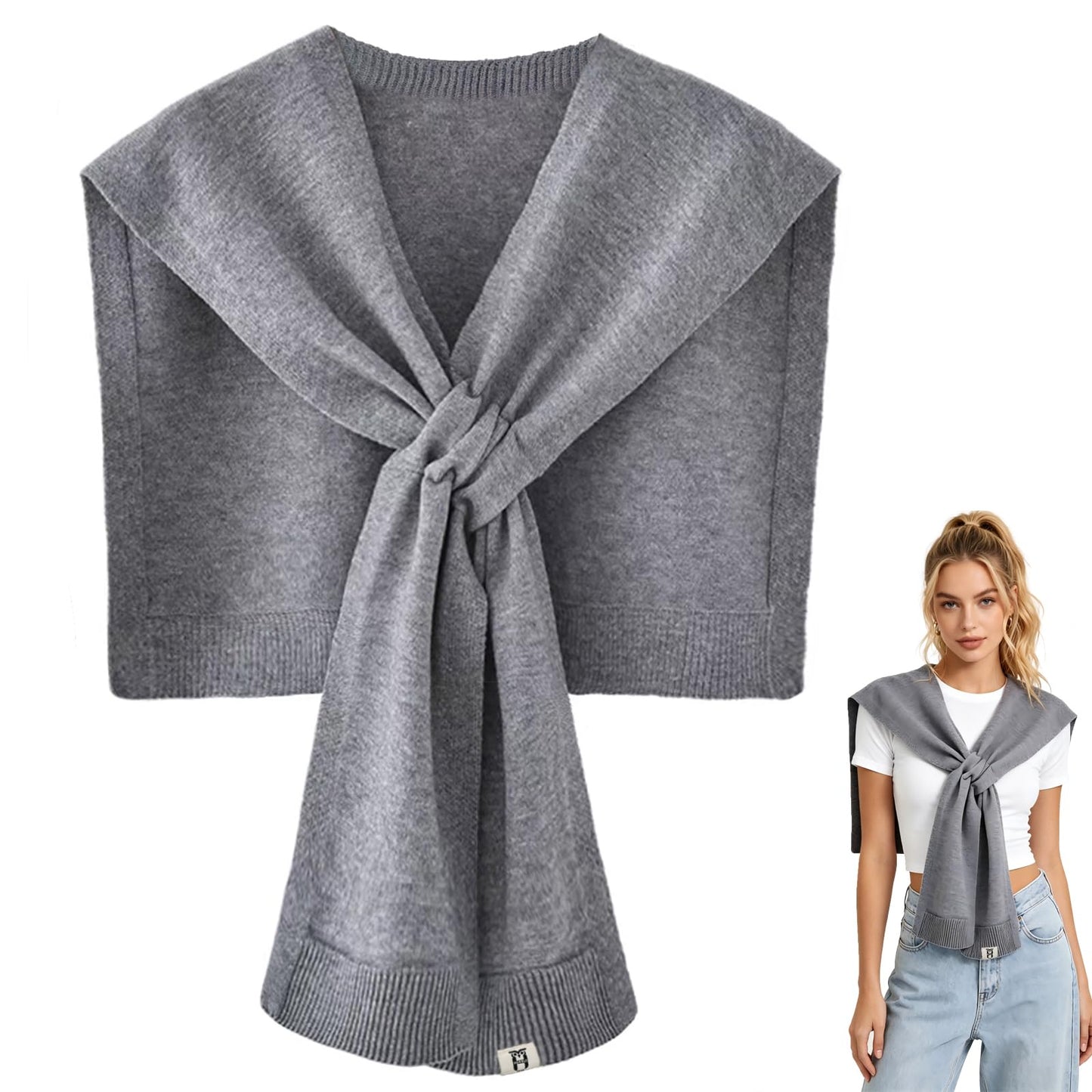 huablo Women's Fashion Knitted Shawl