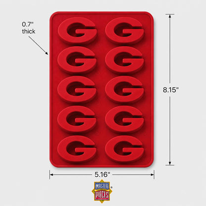 Masterpieces Fanpans Ncaa Alabama Crimson Tide Silicone Ice Cube Tray Set - Fun Alabama Merchandise, Dishwasher Safe