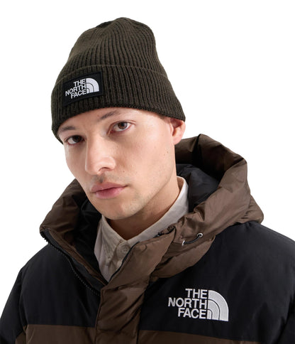 THE NORTH FACE TNF Logo Box Cuffed Beanie | Classic Fit, Rib Knit Winter Hat for Men & Women