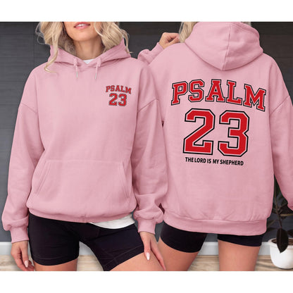 Christian Hoodies for Women Psalm 23 Sweatshirt