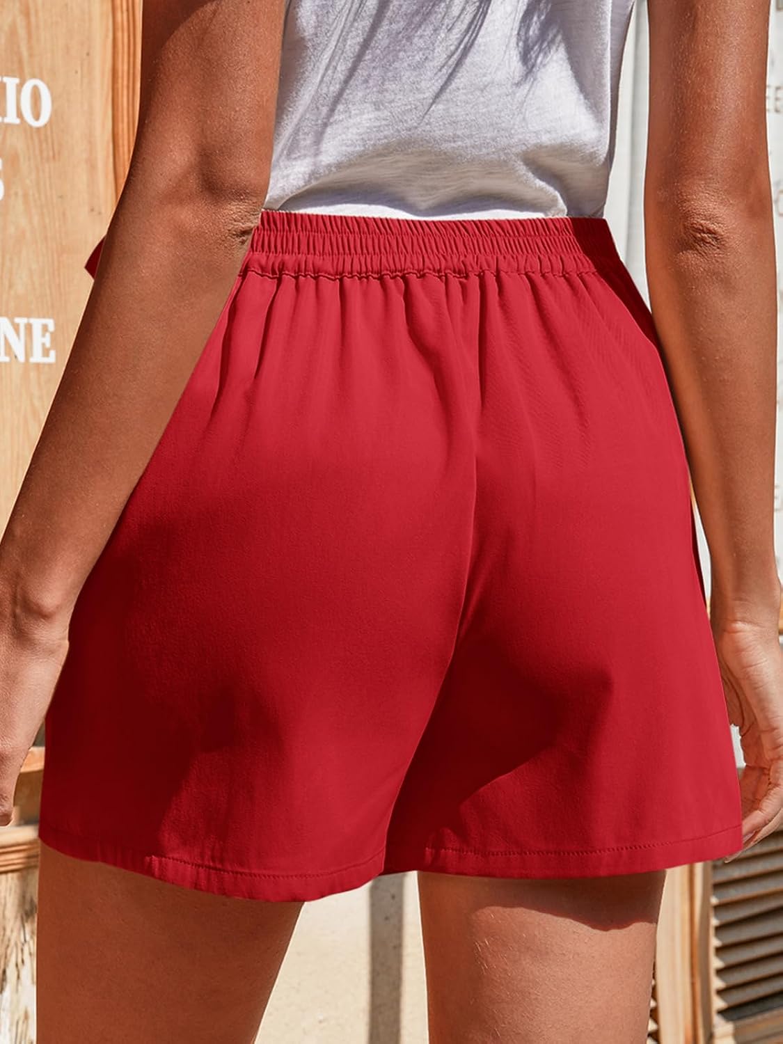 Tankaneo Womens Wrap Mini Skirt Skort