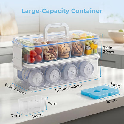 Homelove Snackle Box Container with Ice-Pack