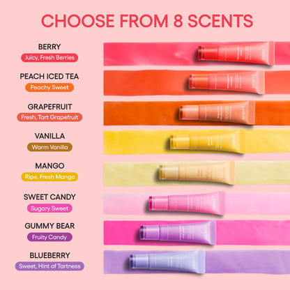 LANEIGE Lip Glowy Balm: Sheer Tinted Lip Treatment Balm Tube with Shea & Murumuru Butters for Hydrating, Moisturizing, Glossy, Non-Sticky Shine, Berry | Korean Skin Care