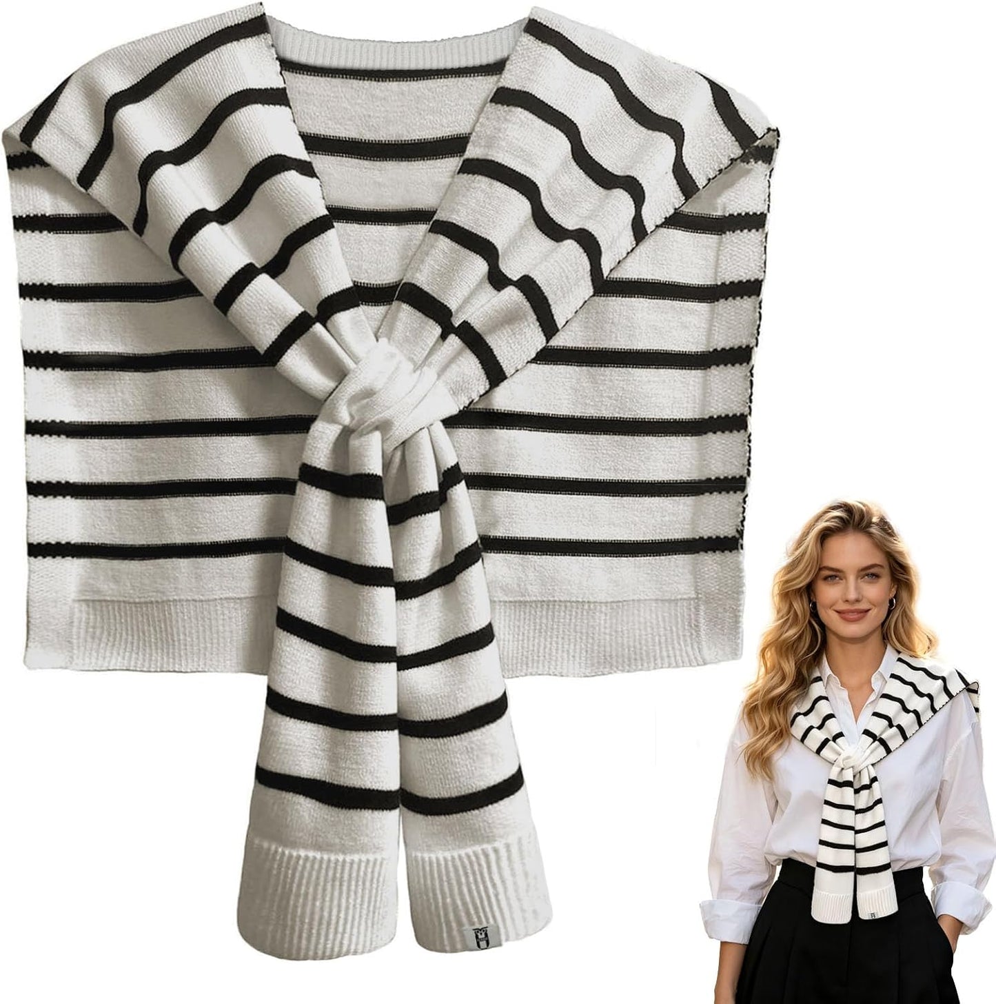 huablo Women's Fashion Knitted Shawl
