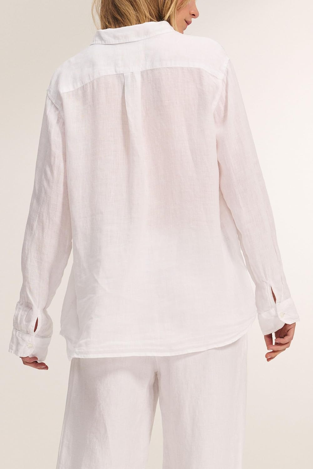 Velvet by Graham & Spencer Women's Mulholland by Jenny Graham Woven Linen Button Down