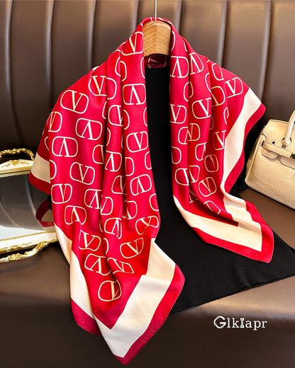 Satin Bandana Headscarf for Women Silky Hair Scarves for Fashion Lightweight