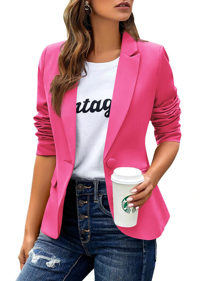 huatandis Women's Business Casual Blazer