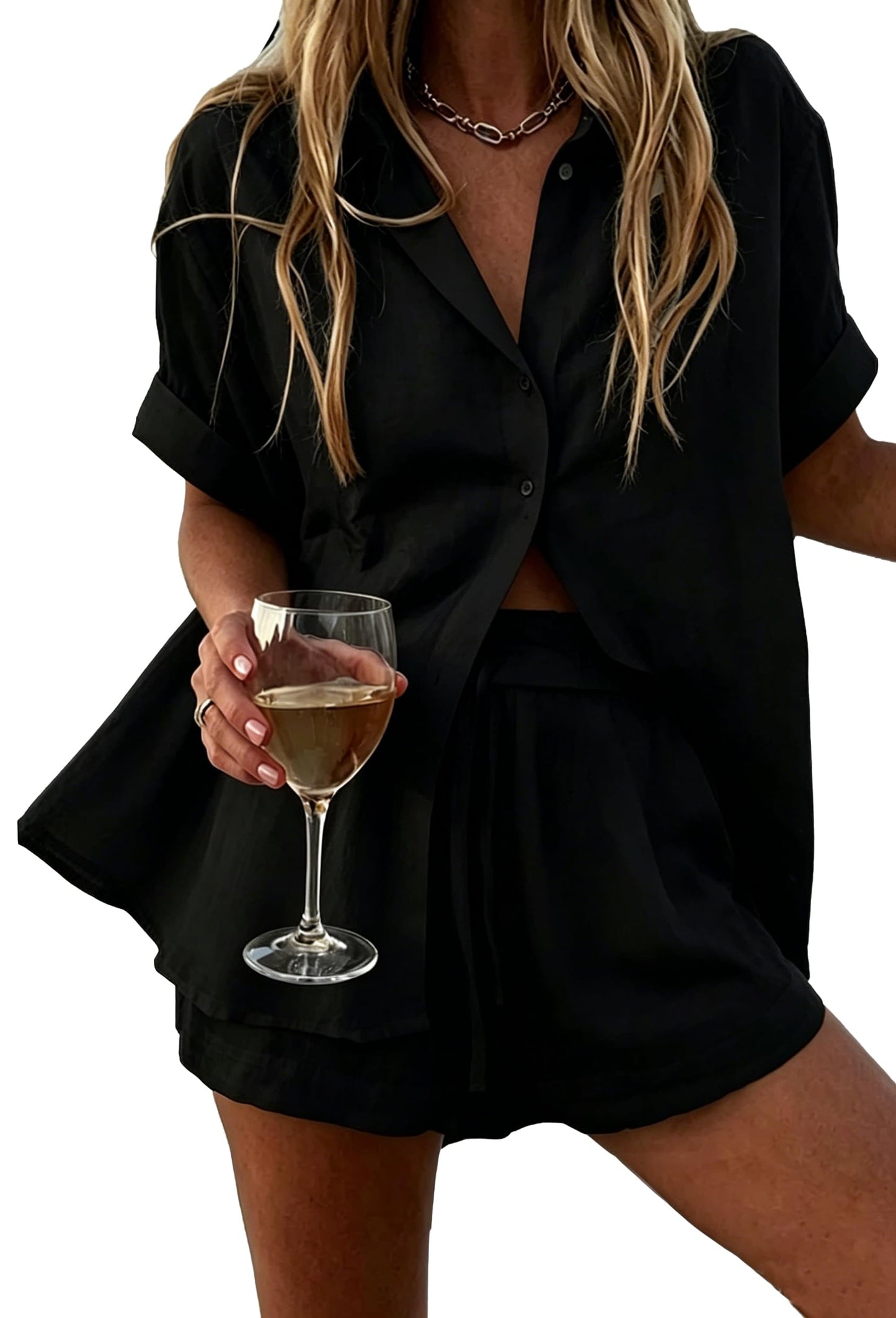 LOVESHOOT 2 Piece Short Sets