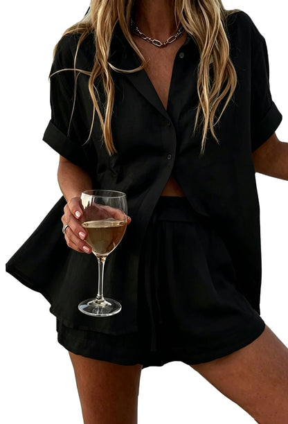 LOVESHOOT 2 Piece Short Sets