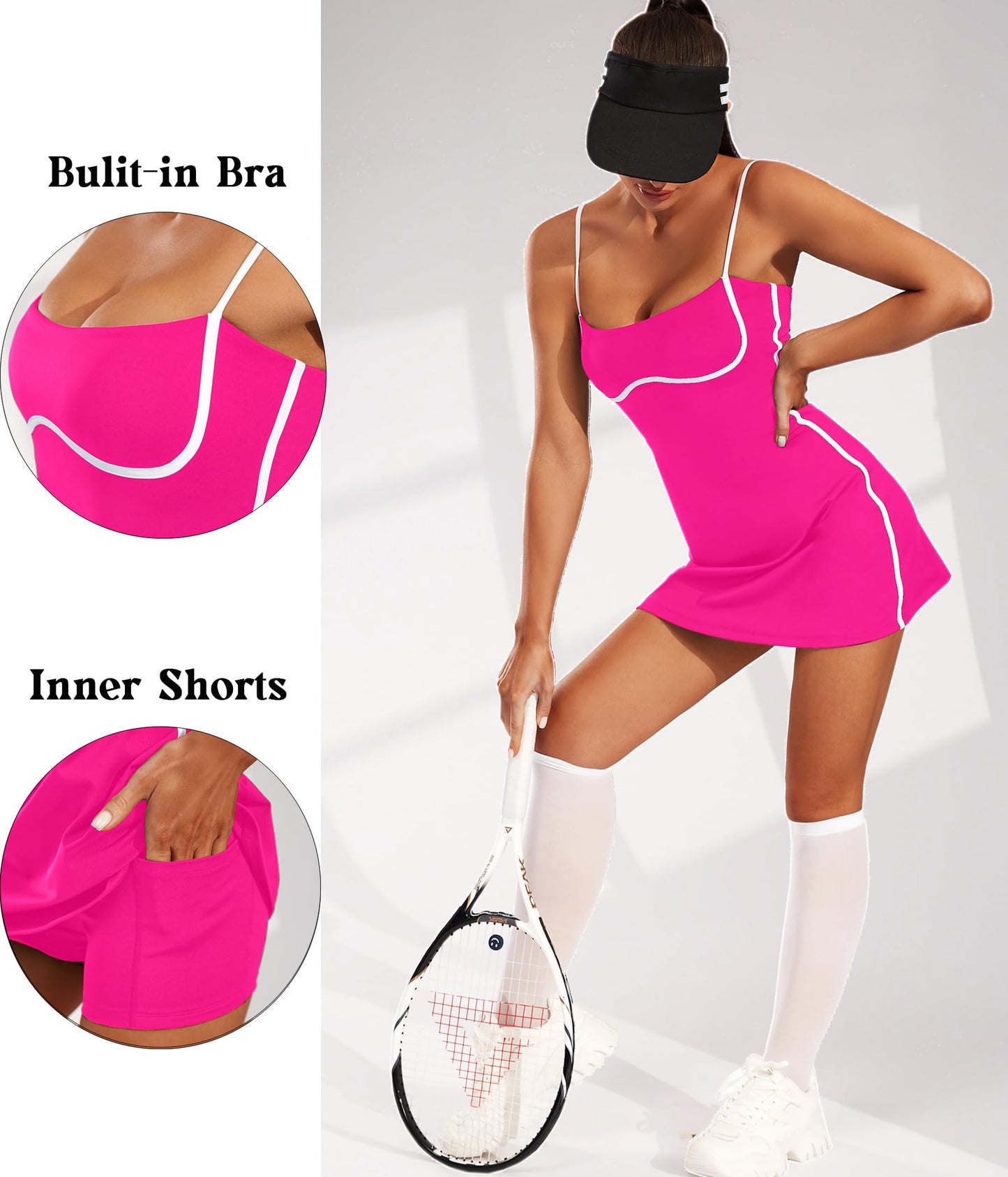 Womens Workout Tennis Dress