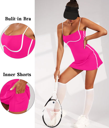 Womens Workout Tennis Dress