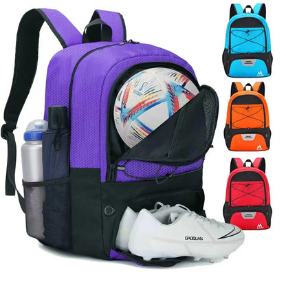 Hsmihair Soccer Bag,Youth Soccer Backpack with Ball and Cleat Compartment