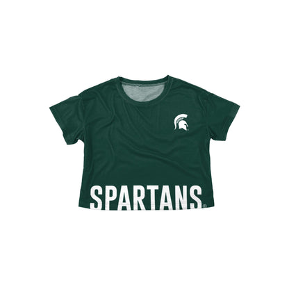 FOCO NCAA Womens Wordmark Crop Top Fashion Shirt