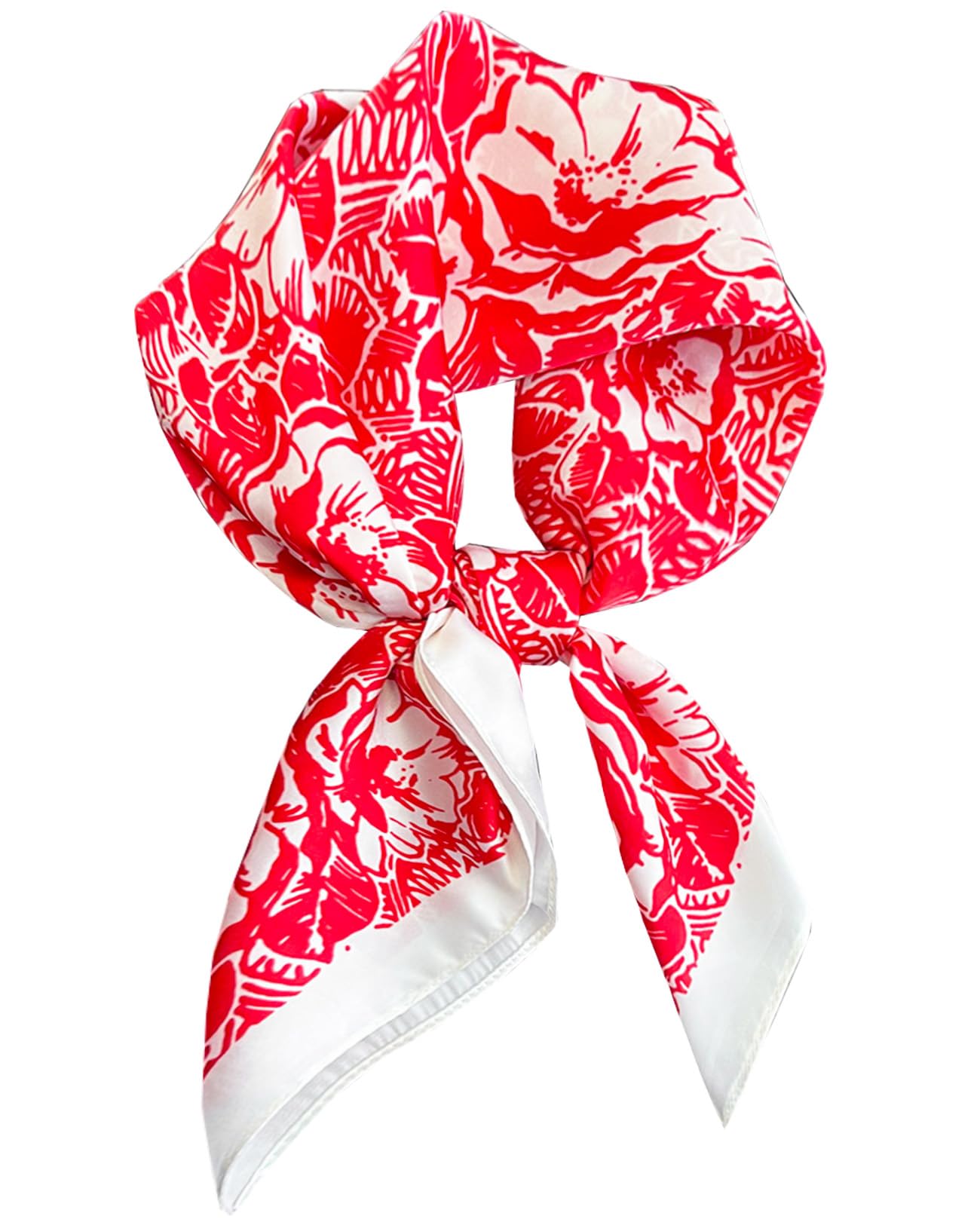Satin Bandana Headscarf for Women Silky Hair Scarves for Fashion Lightweight