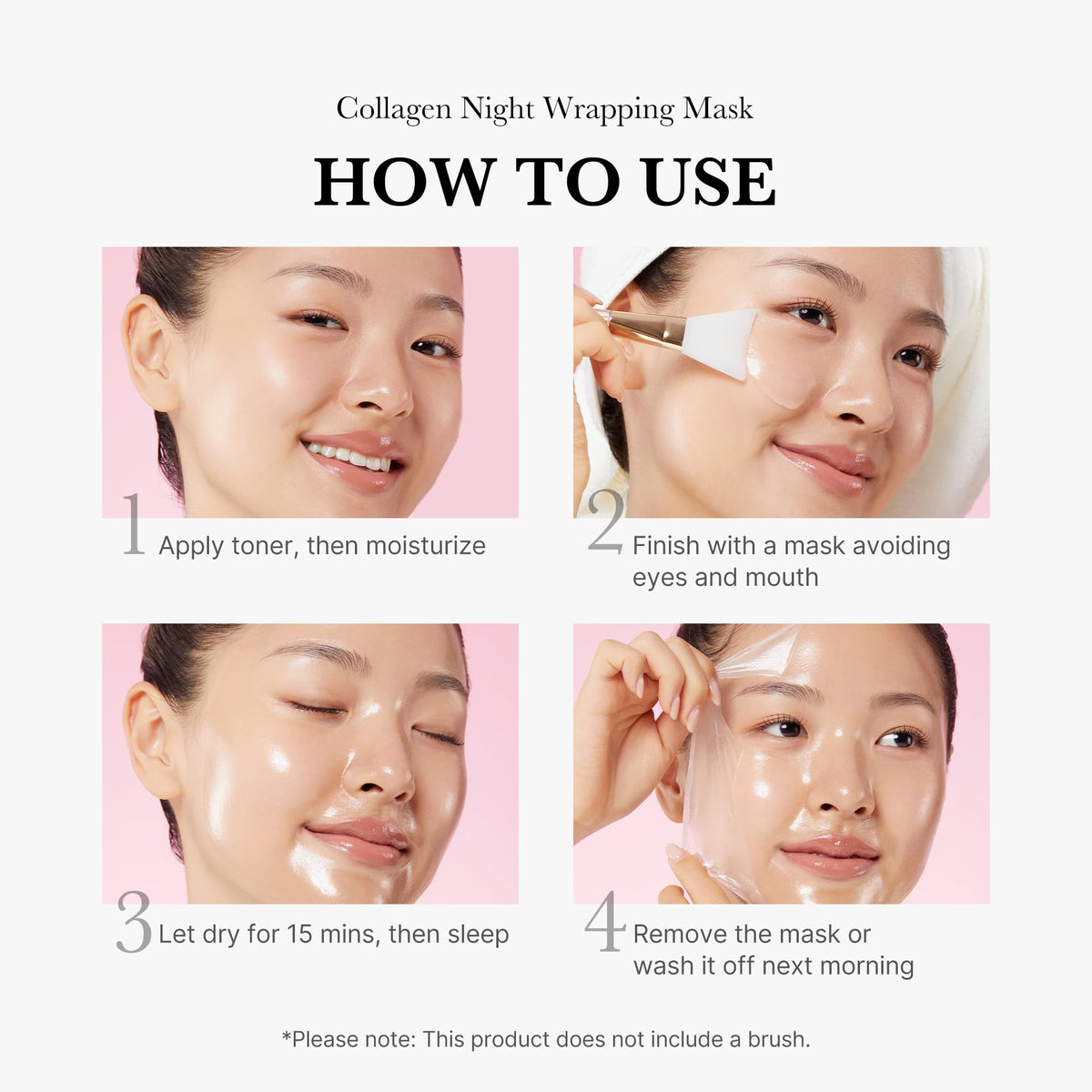 medicube Wrapping Mask PDRN Caffeine - Overnight Peel Off Facial Mask