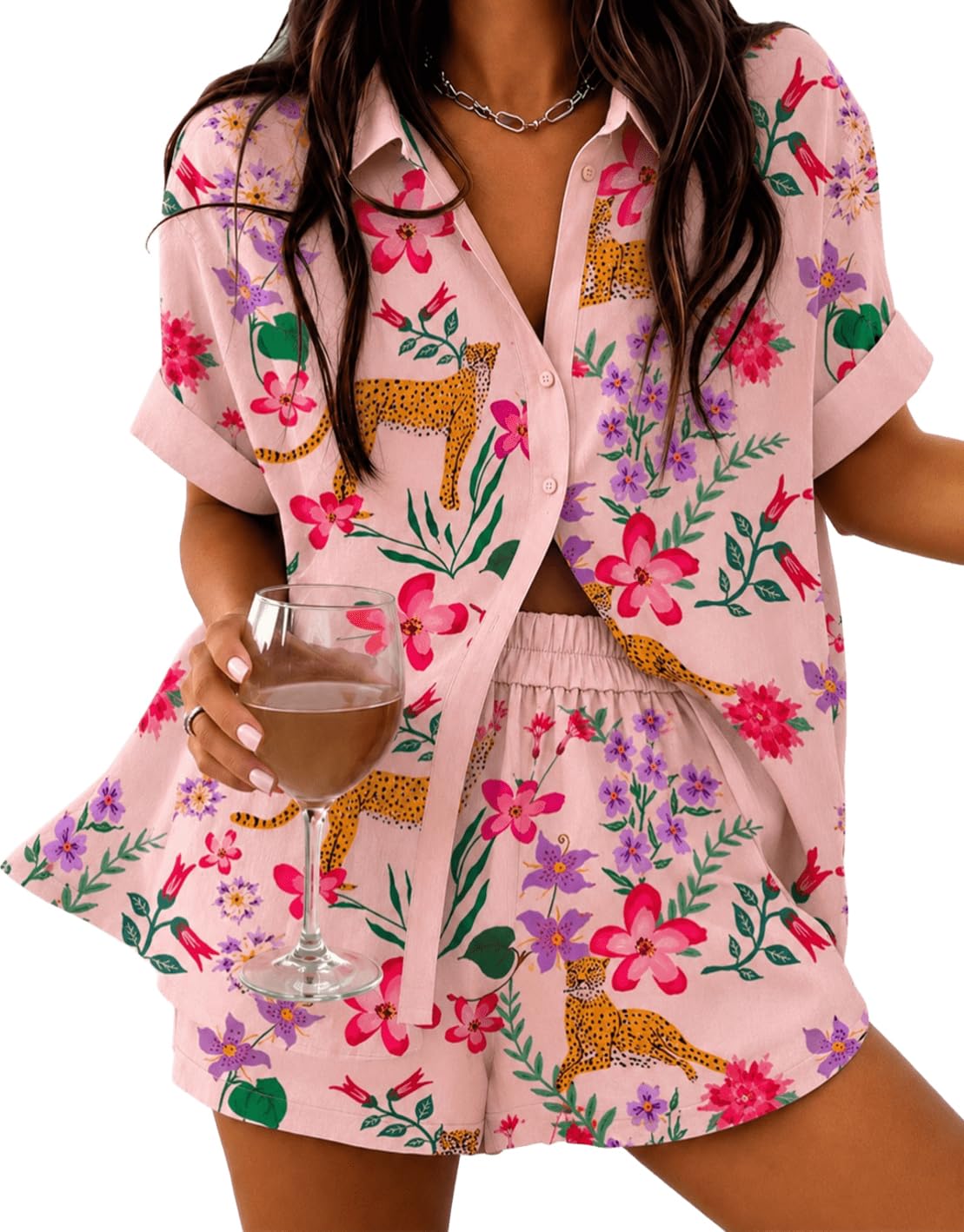 LOVESHOOT 2 Piece Short Sets