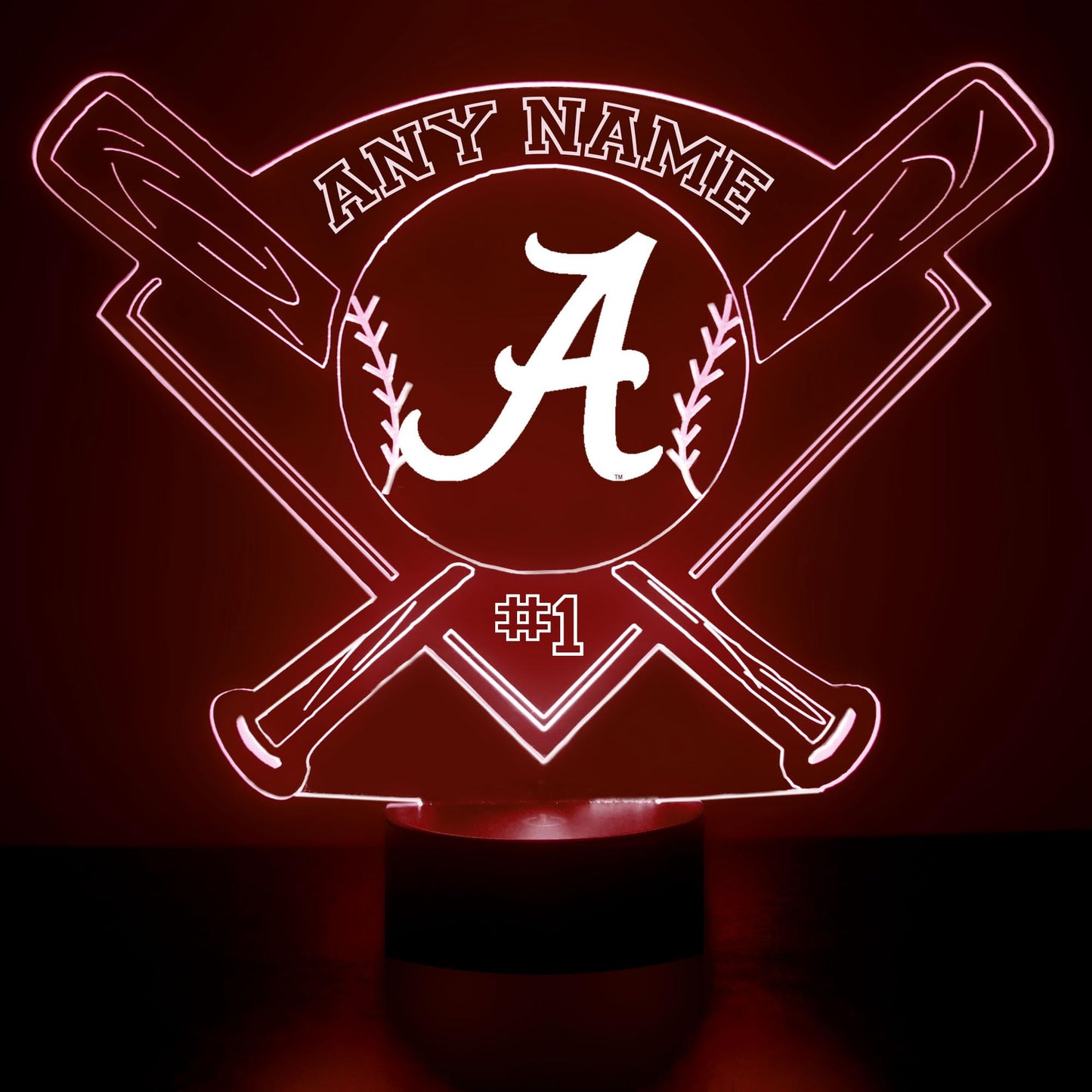 Custom University of Alabama Crimson Tide Football LED Sign | Made in The USA