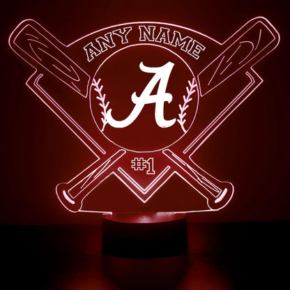 Custom University of Alabama Crimson Tide Football LED Sign | Made in The USA