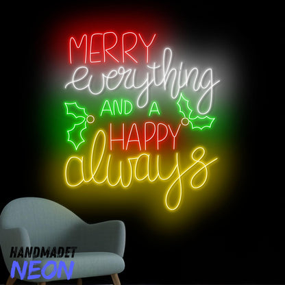 Custom Merry Christmas Tree Neon Sign Led Sign LED Lights (Merry Christmas)
