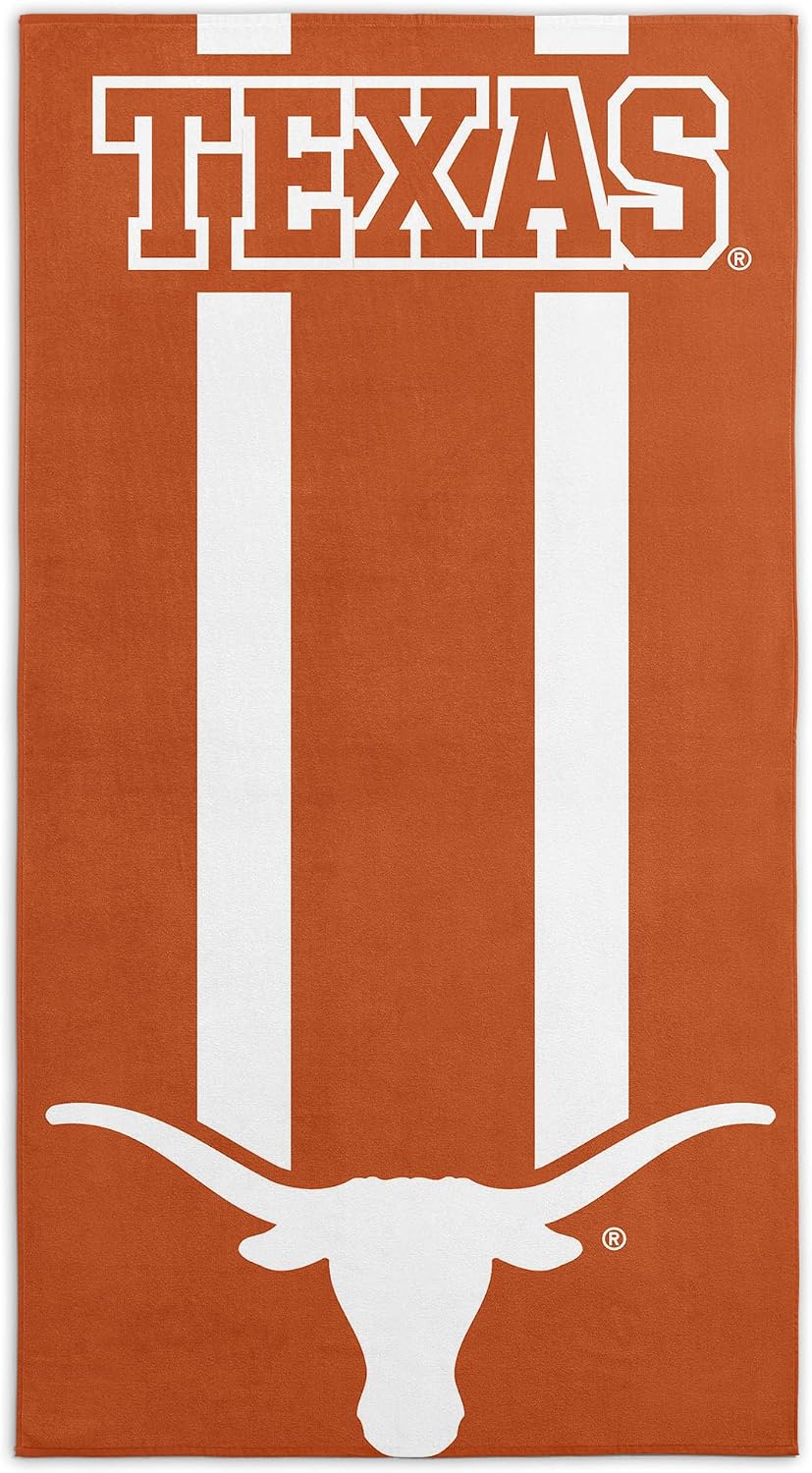 Northwest NCAA Alabama Crimson Tide Unisex-Adult Beach Towel, 30" x 60", Stripes