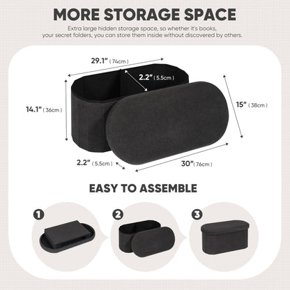B FSOBEIIALEO Ottoman with Storage