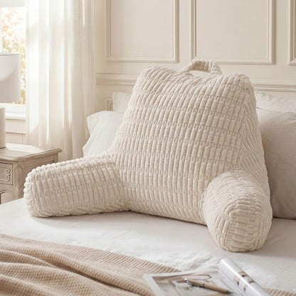 Blissful Diary Reading Pillow, Backrest Pillow with Shredded Memory Foam