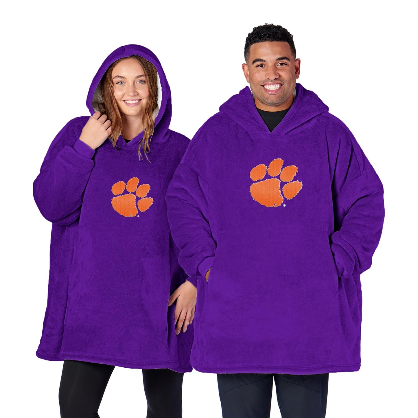 Northwest NCAA unisex-adult Hoodler Oversized Sherpa Pullover