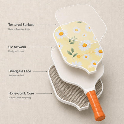 Cute Pickleball Paddles for Women | Girly & Aesthetic Designs