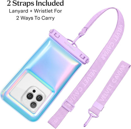 VELVET CAVIAR Waterproof Phone Pouch with Lanyard