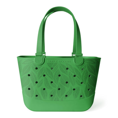 Simple Modern Waterproof Rubber Beach Bag | Large | Black