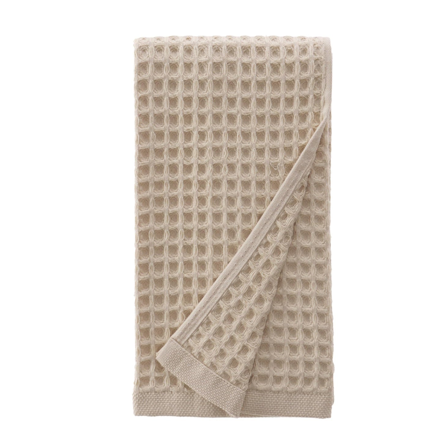 sea me at home Waffle Hand Towel – 100% Turkish Cotton, Quick-Dry, Soft and Absorbent Bathroom Towel (White)