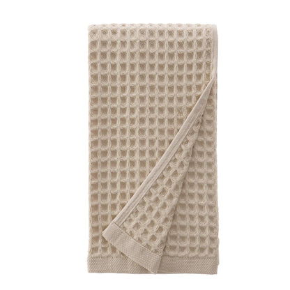 sea me at home Waffle Hand Towel – 100% Turkish Cotton, Quick-Dry, Soft and Absorbent Bathroom Towel (White)