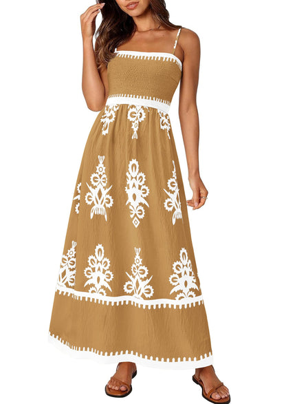 PRETTYGARDEN Women's Summer Boho Maxi Dress