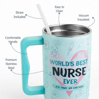 Baseball Mom Gifts - Perfect for Moms from Kids, Friends - Birthday & Christmas - 40oz Tumbler with Handle