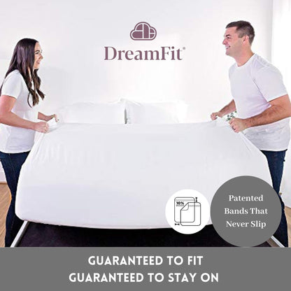 DreamFit DreamCool 100% Egyptian Cotton Cooling Bed Sheet Set