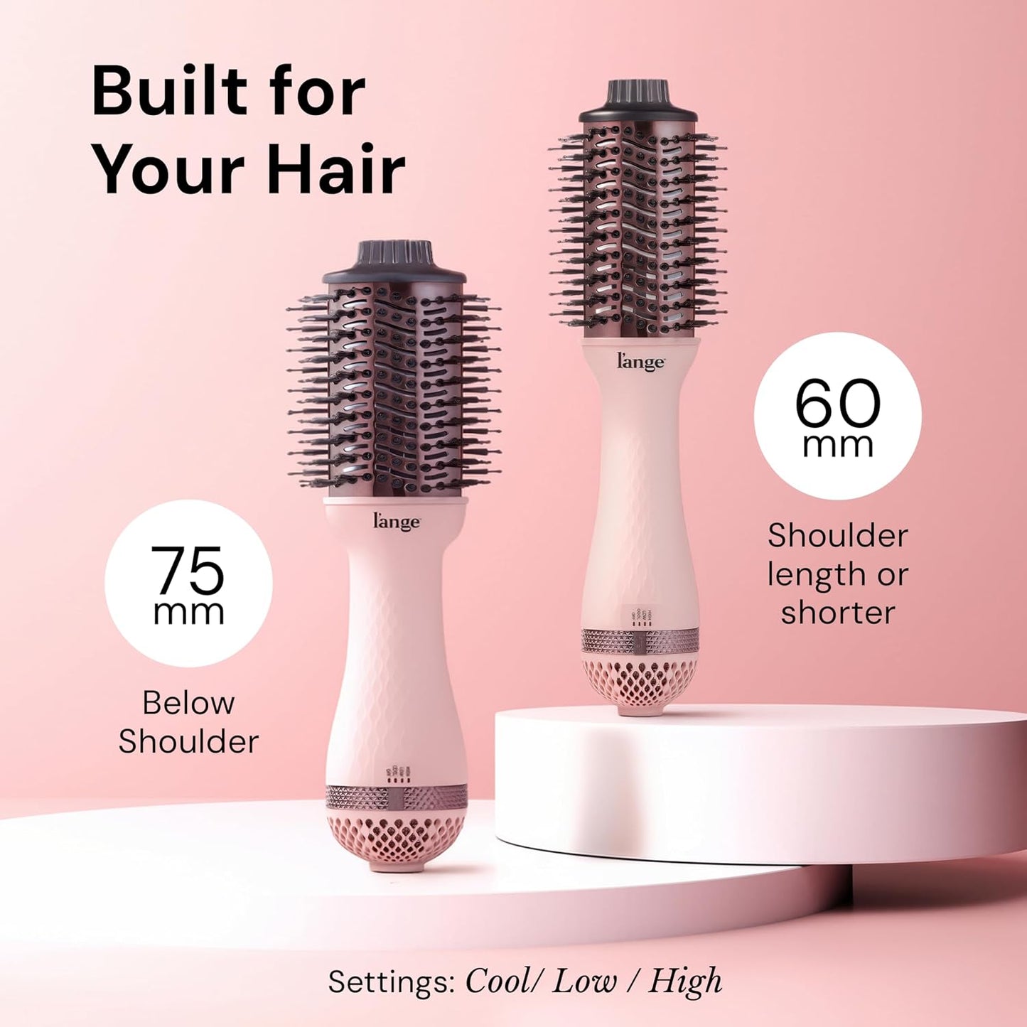 L'ANGE HAIR Le Volume 2-in-1 Titanium Blow Dryer Brush