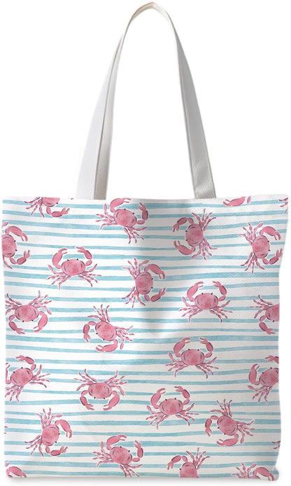 Canvas Summer Beach Tote