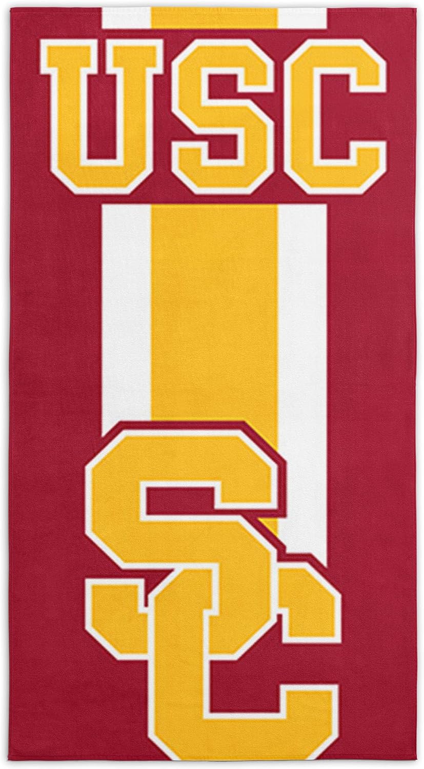 Northwest NCAA Alabama Crimson Tide Unisex-Adult Beach Towel, 30" x 60", Stripes