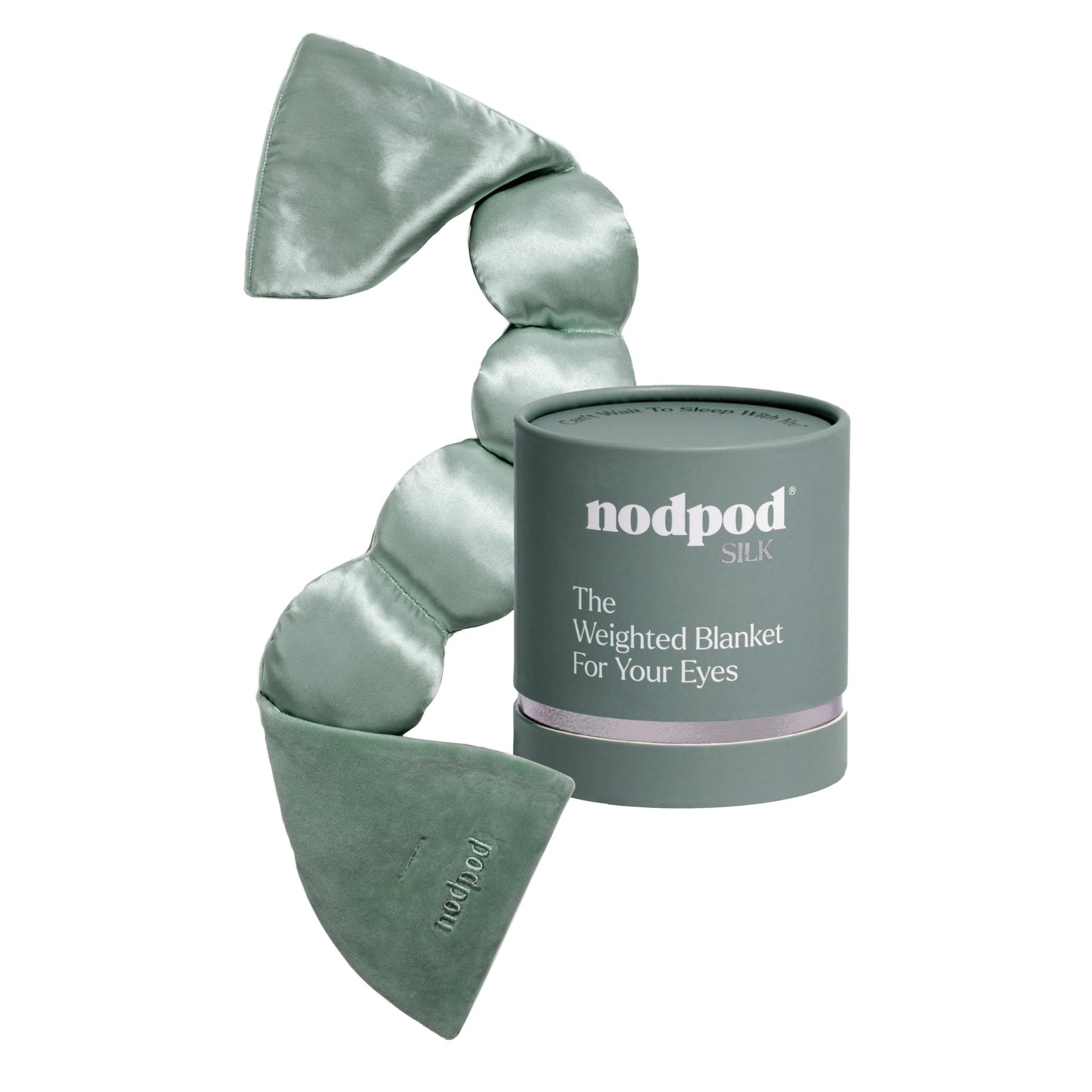Nodpod Gentle Pressure Sleep Mask | Patented Light Blocking Design for Sleeping, Traveling & Relaxation - Sage