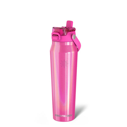 Frost Buddy 24oz Insulated Water Bottle - Straw & Chug Lid - Leak-Proof | Sip-or-chug dual lid | Ice-cold for 24+ hours | Cup-holder friendly