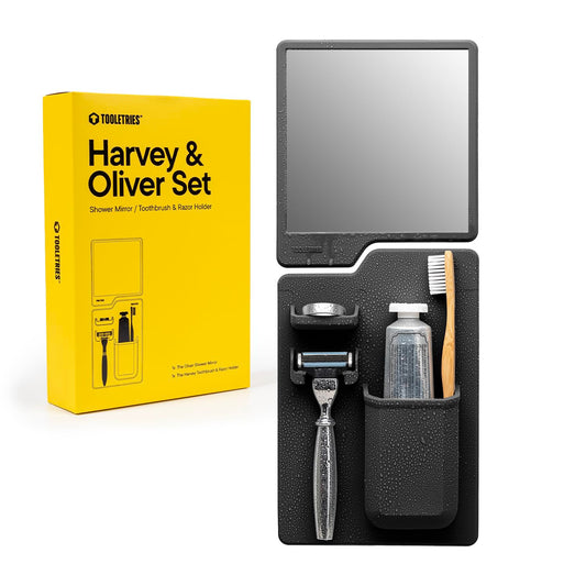 TOOLETRIES Harvey & Oliver, Shower Organizer & Shaving Mirror