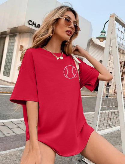 Baseball Shirts Women Oversized: Baseball Mom Tshirt Hey Batter Batter Swing Graphic Tee Ballparks Tops