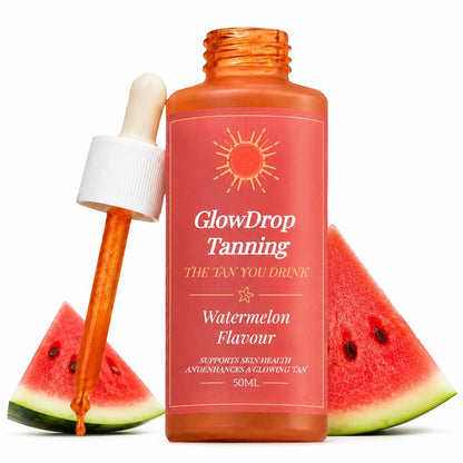Tanning Drops, Glow Drop Tanning Drops, Enhances Your Natural Skin Tone, Natural Radiant Glow, Easy-to-Use for All Skin Types, 50ml(2pc)