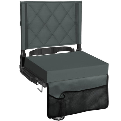 Sheenive Stadium Seats with Back Support, Padded Bleacher Seat Cushion