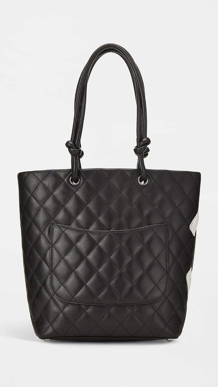 WHAT GOES AROUND COMES AROUND Women's Pre-Loved Chanel Calfskin Cambon Small Tote Bag